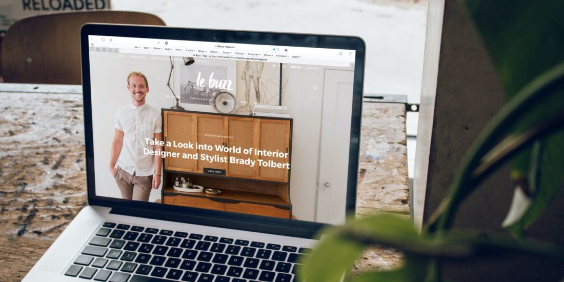 mac screen showing online store