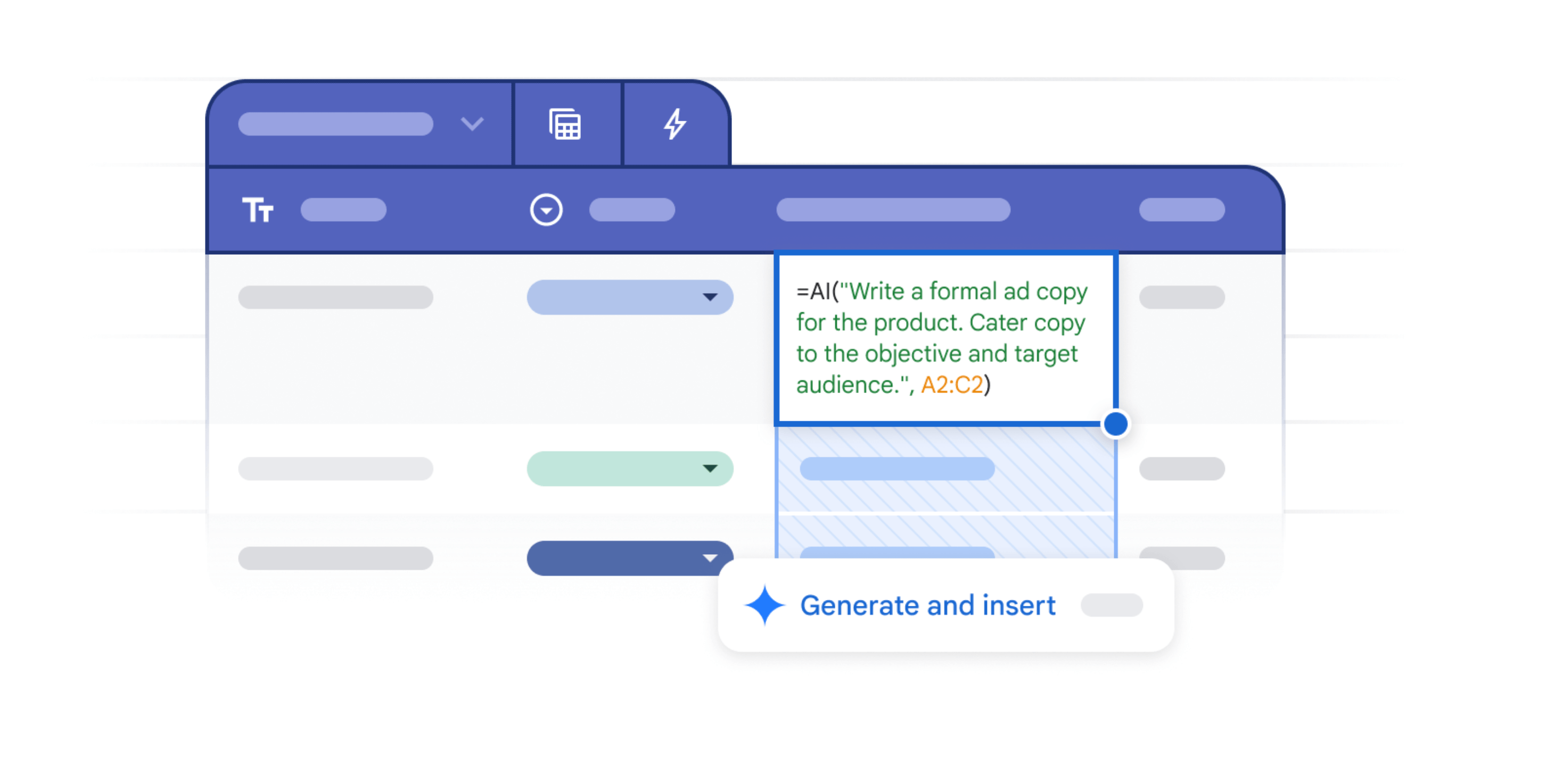 Nå kan du bruke =AI i Google Sheets 🧠