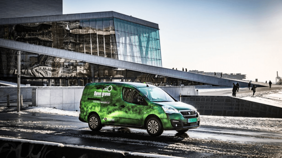 Dønn Grønn – elektrisk budbiltjeneste
