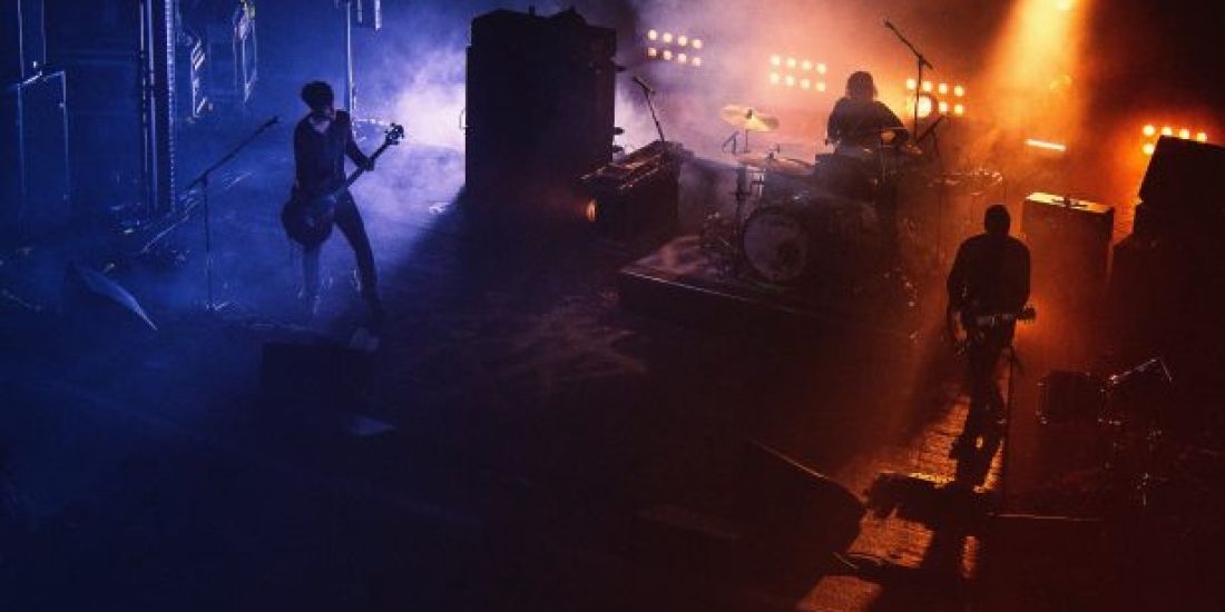 A band playing