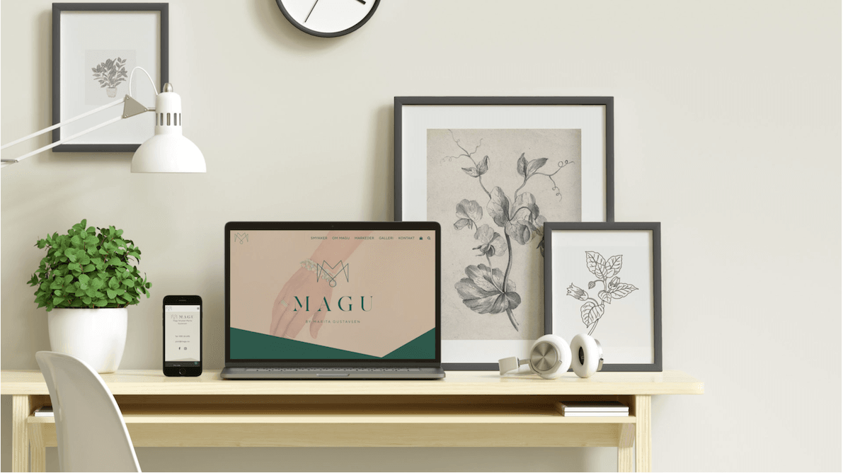 MaGu nettbutikk – screenshot