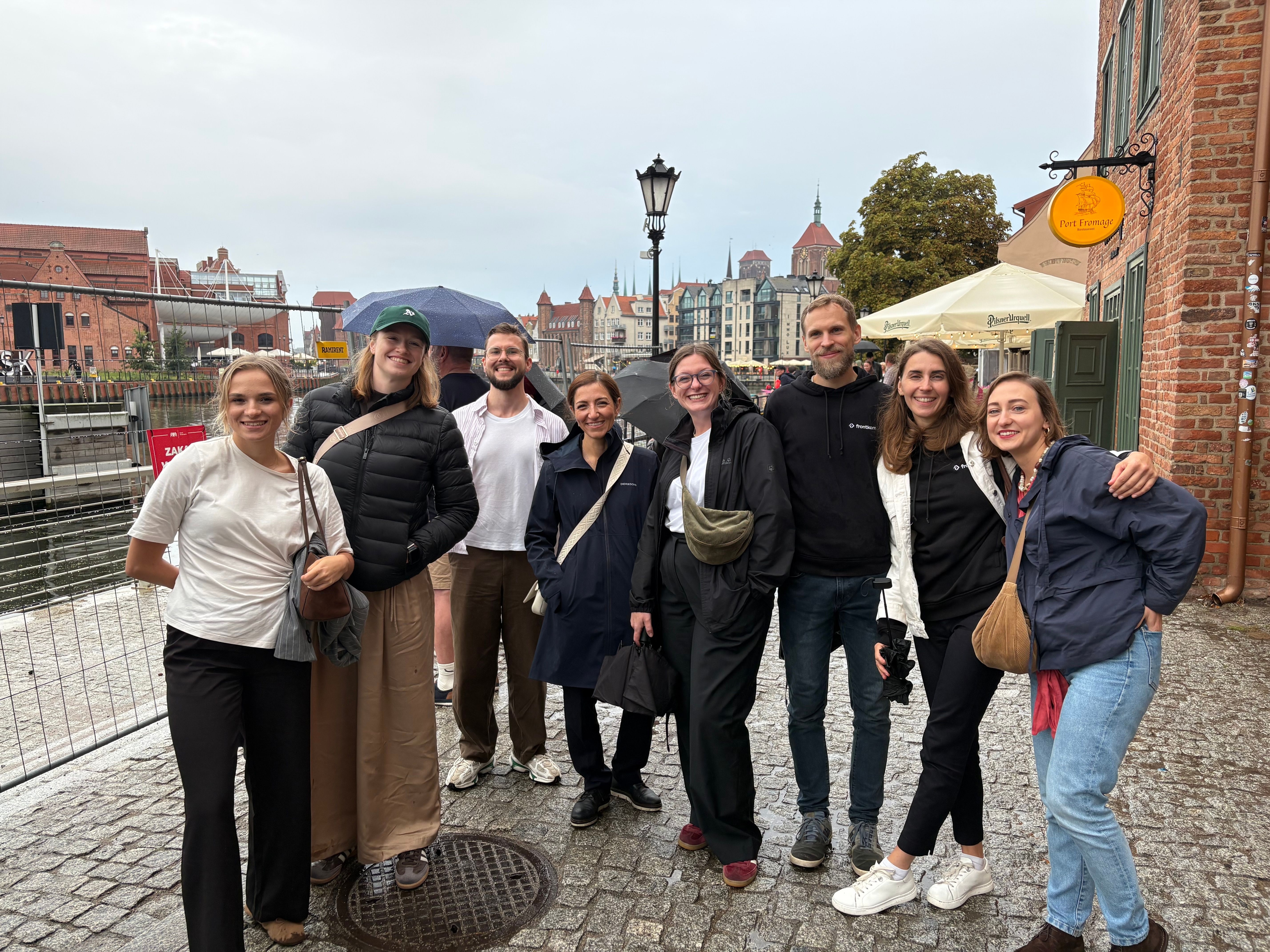 Frontkom's team in Gdańsk